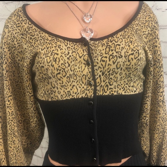 Guess Tops - Leopard Guess Top - Size Medium